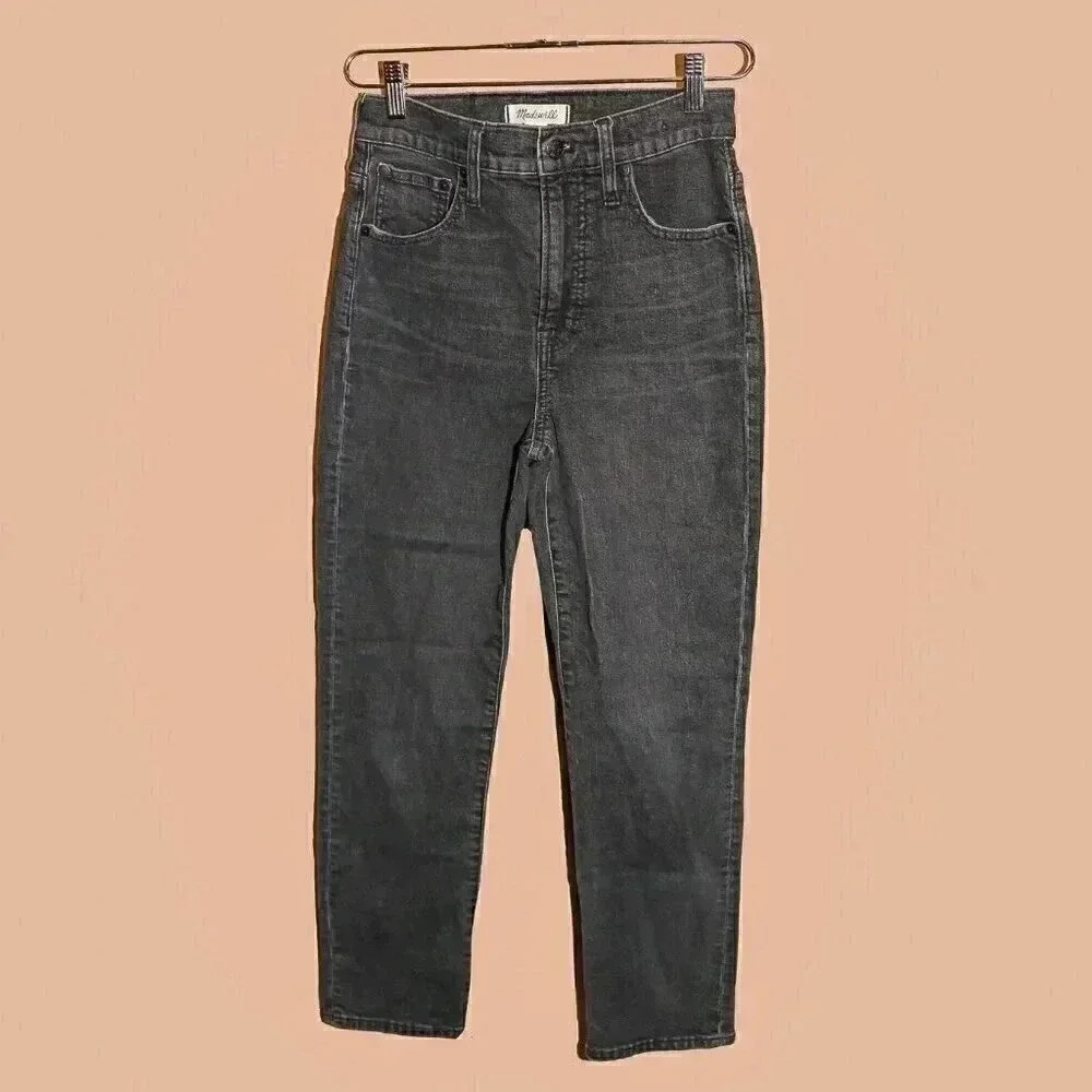 Madewell Dark Wash High Waisted Moms Jeans - Size 26
